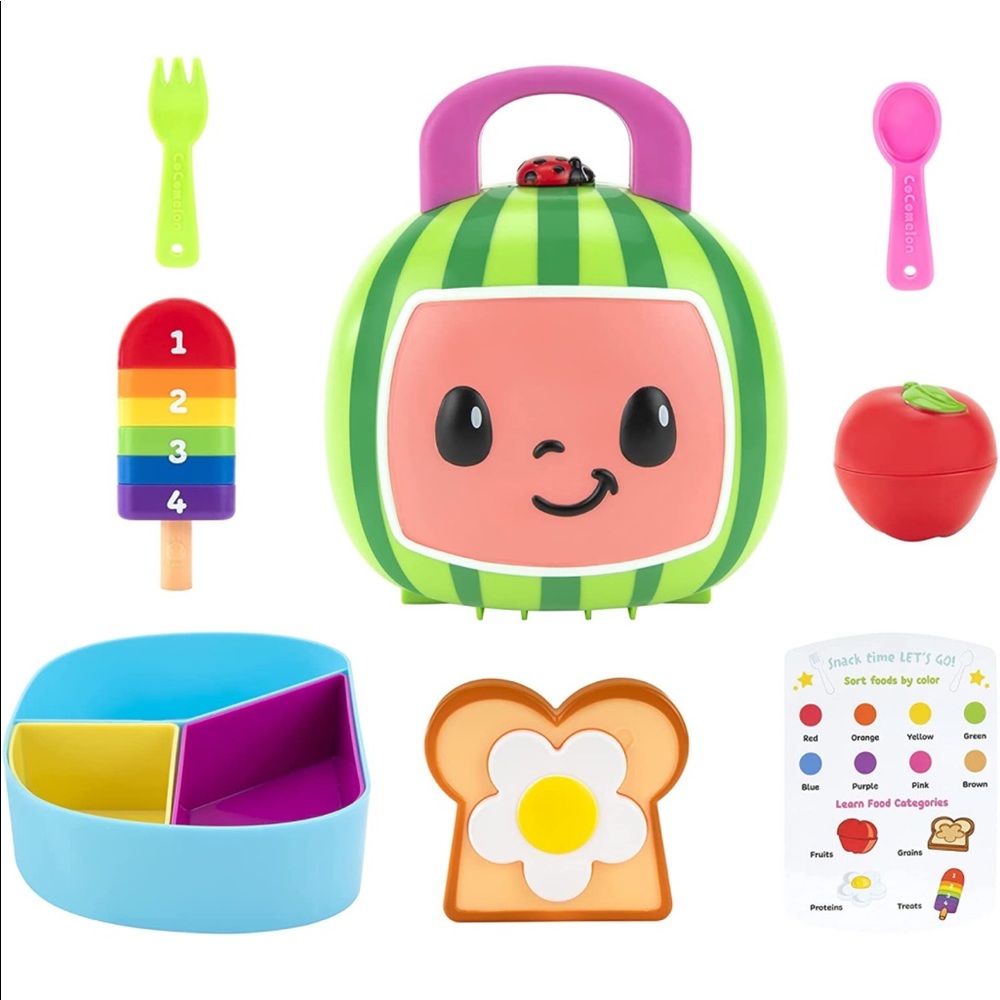 CoComelon Lunchbox Playset for toddlers, kids, preschoolers
